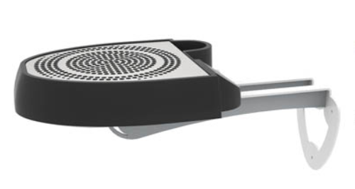 Calomax Wall Mounted Drip Tray Black Finish EWMDTK/2